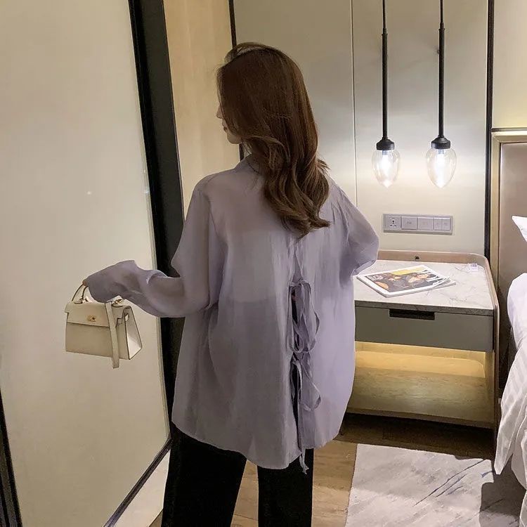 Áo Khoác Cardigan Chiffon Mỏng Dáng Rộng Chống Nắng Thời Trang Mùa Hè Mới Dành Cho Nữ