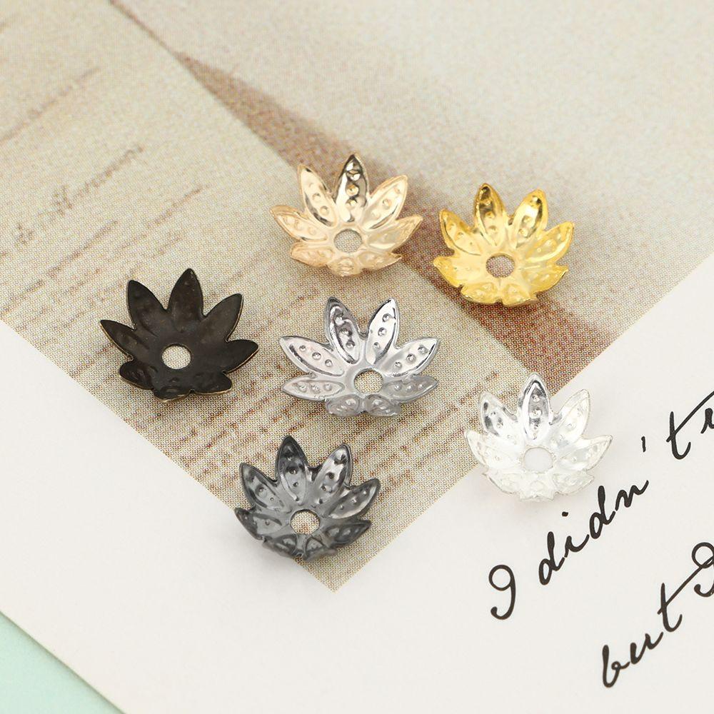 100 Hạt Xỏ Lỗ Hình Hoa Sen Cho Làm Trang Sức Thủ Công