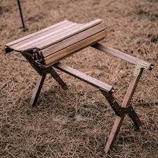 Bàn gỗ cuộn óc chó đen Bắc Mỹ Glamping NatureHike NH21JJ001