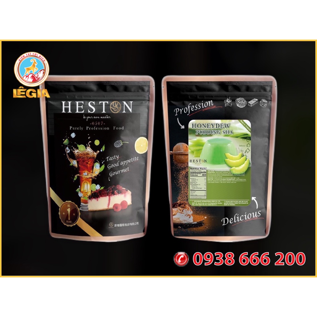 BỘT PUDDING (FLAN) DƯA LƯỚI HESTON 1KG
