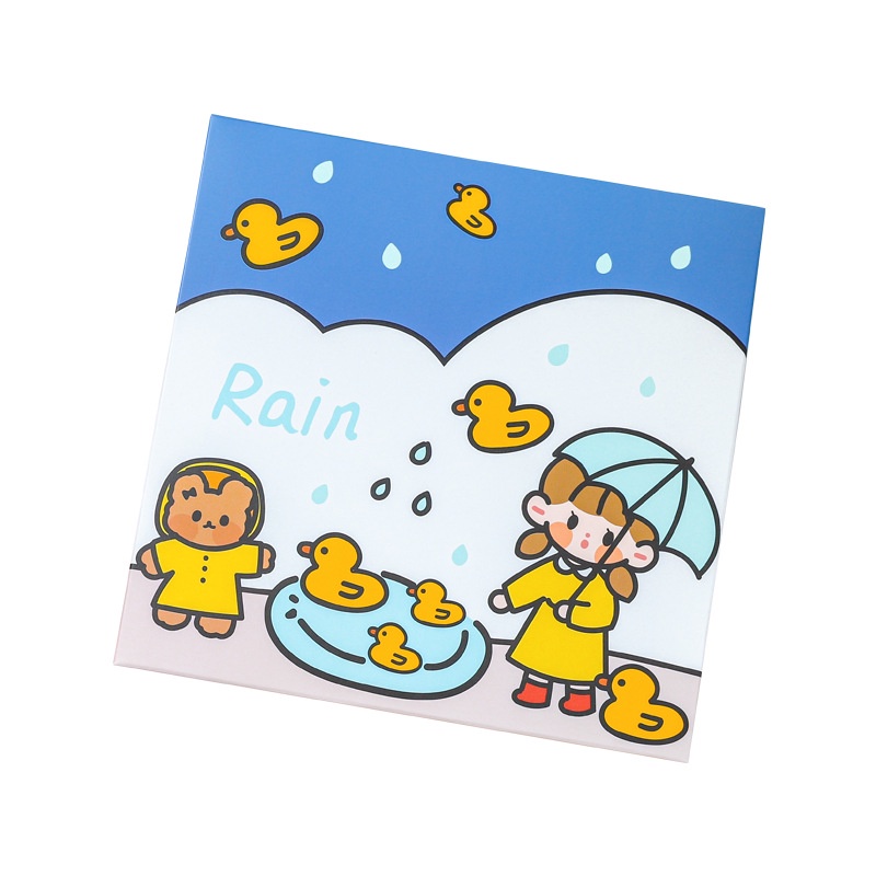 Bộ 100 Tờ Miếng Dán Trang Trí Bằng PVC Họa Tiết Hoạt Hình Dễ Thương Dùng Làm Quà Tặng