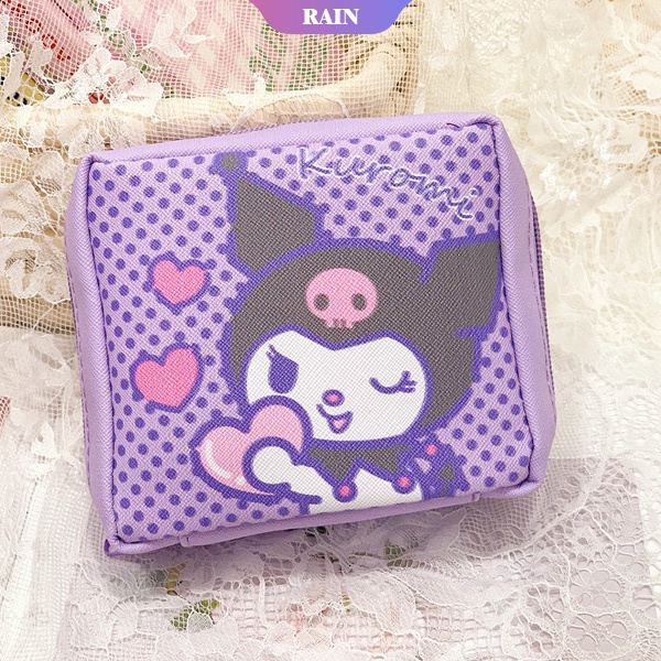 Sanrio Túi Đựng Khăn Giấy / Tiền Xu / Thẻ Du Lịch In Họa Tiết Hoạt Hình Cinnamoroll Kuromi My Melody Hello Kitty Dành Cho Bé Trai Bé Gái
