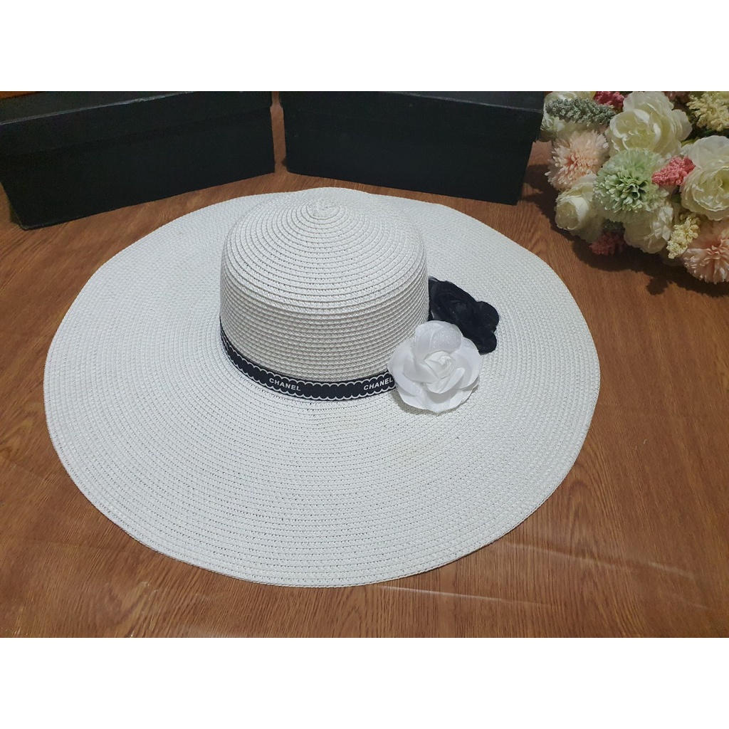 Mũ Cói đi biển Vành Rộng Siêu To đẹp Sang Chảnh
