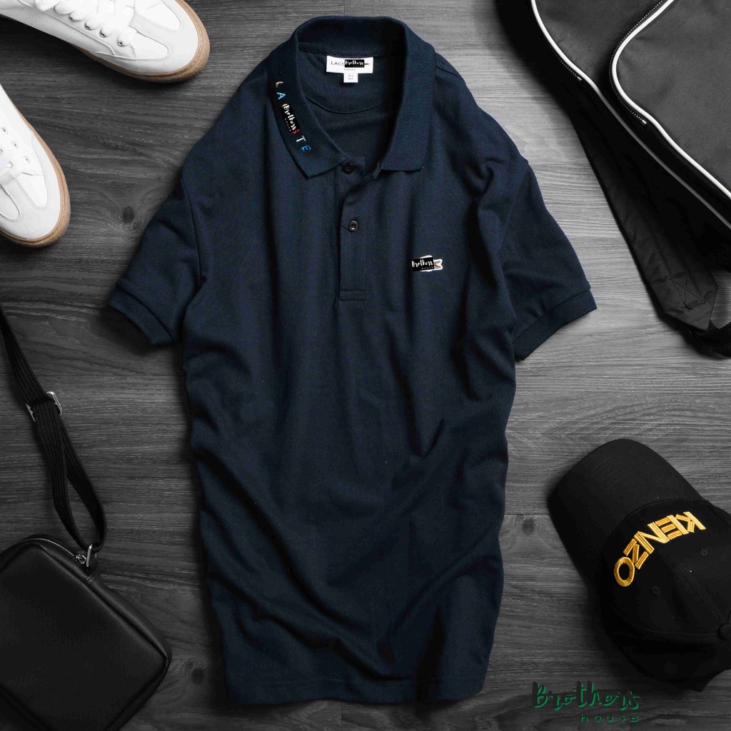 |Chuẩn hãng| Áo polo nam Lacoste cổ viền chữ bao chuẩn bao ngon