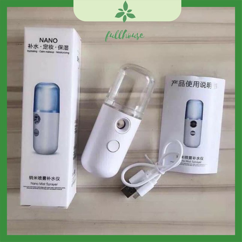Máy Phun Sương Nano Mini Cầm Tay Tạo Cảm Giác Dịu Nhẹ, Mát Mẻ Cung Cấp Độ Ẩm Cho Da Giữa Mùa Hè Nắng Nóng | BigBuy360 - bigbuy360.vn
