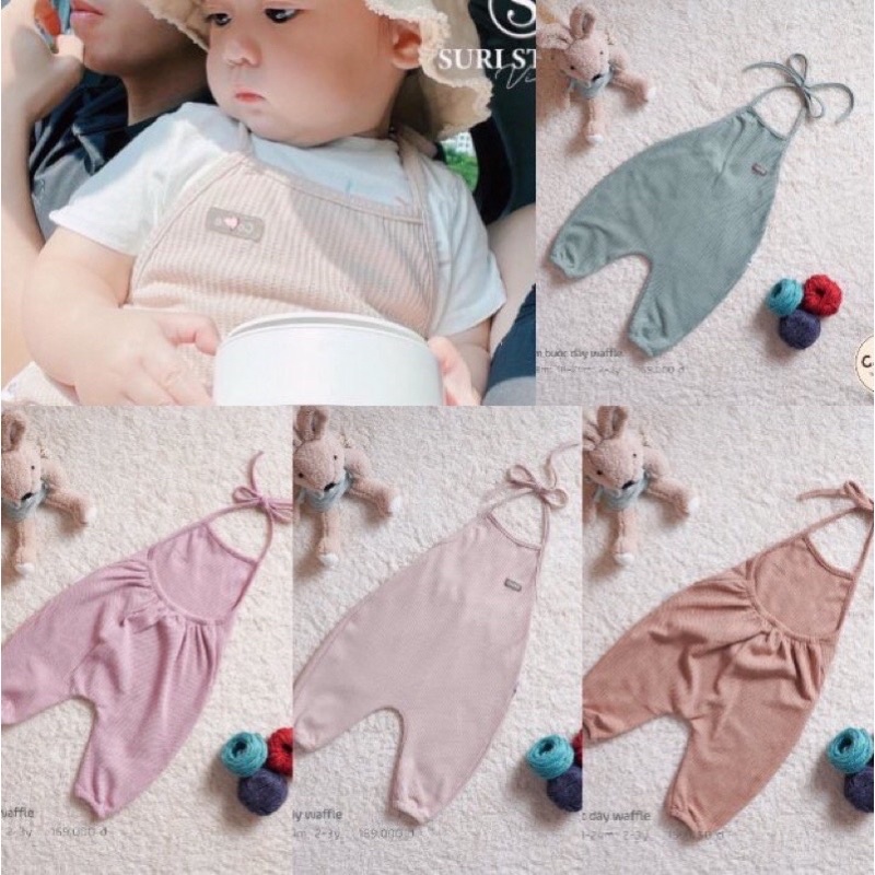 Cookie- Bộ quần yếm Harem buộc dây".