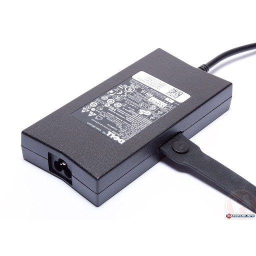 Sạc Adapter ZIN LAPTOP DELL 19.5V-6.7A 130W 90% ( Đầu Kim lớn), loại slim mỏng, có đèn ở đầu sạc