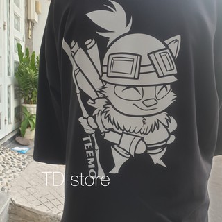 (Nhiều Mẫu) Áo thun phản quang LMHT Hình Teemo