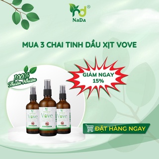 Combo tiết kiệm 11| 3 chai xịt chống muỗi vove| đuổi muỗi, thơm phòng