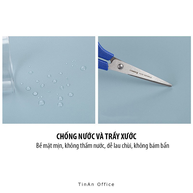 Lót Chuột Da Đơn Giản ( Mouse Pad ), Không Thấm Nước, Sử Dụng Được 2 Mặt, 270 X 210 mm