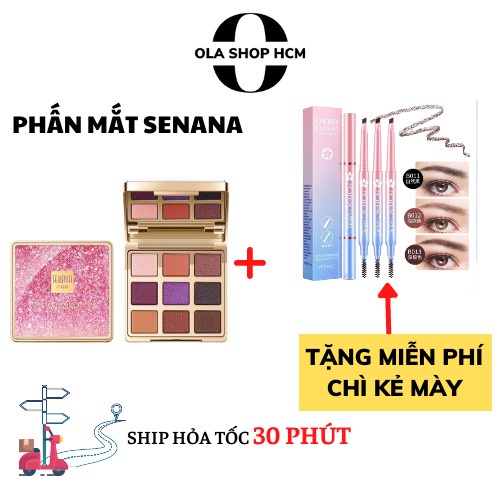 Phấn mắt 9 ô nổi tiếng mịn mượt lên màu cực chuẩn lâu trôi không thấm nước