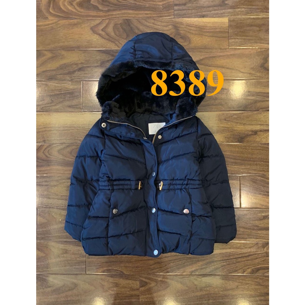 * Mã 8389: Áo phao béái, mũ lót lông mềm mịn, chít eo quá xinh. Hàng VNXK