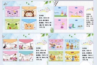 Bìa nút A4 nhiều hình cute