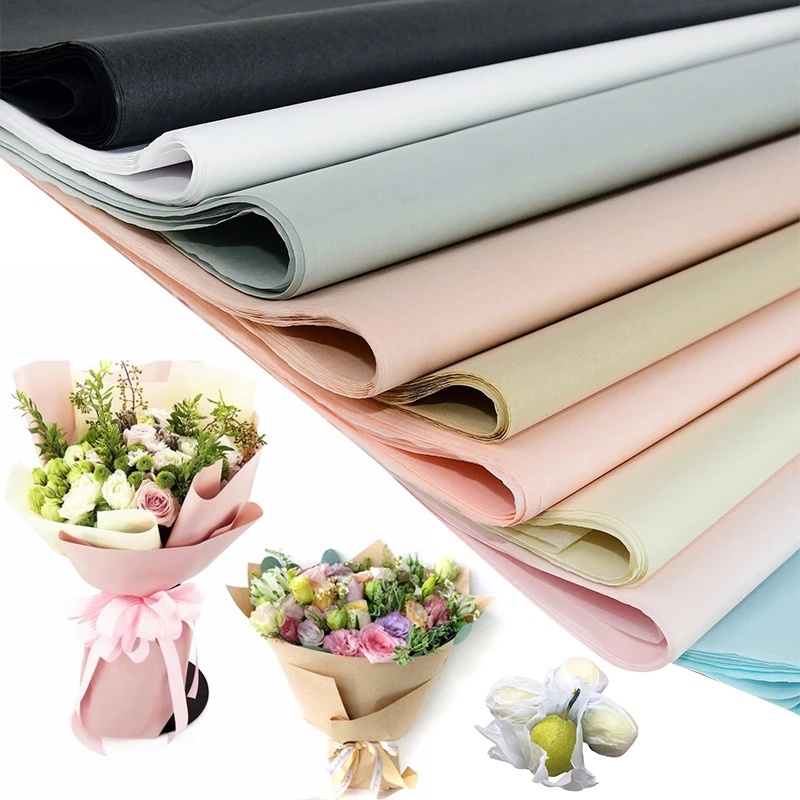 Set 100 Tờ Giấy Lót Giày/Áo Sơ Mi/Quần Áo Màu Trong Suốt Cỡ A4 DIY