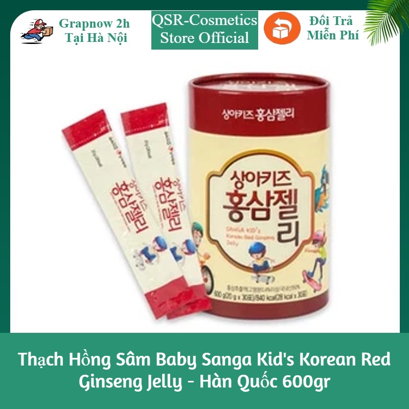 Thạch Hồng Sâm Baby Sanga Kid's Korean Red Ginseng Jelly - Hàn Quốc 600gr