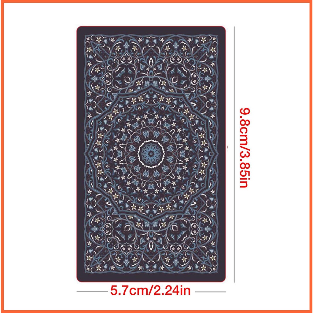 Bộ Thẻ Bài Tarot Mạ Bạc Giải Trí Gia Đình