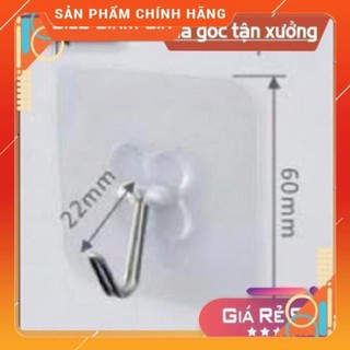 [Sale - FreeShip] Móc treo dán tường chịu lực siêu chắc, miếng dán tường 1k