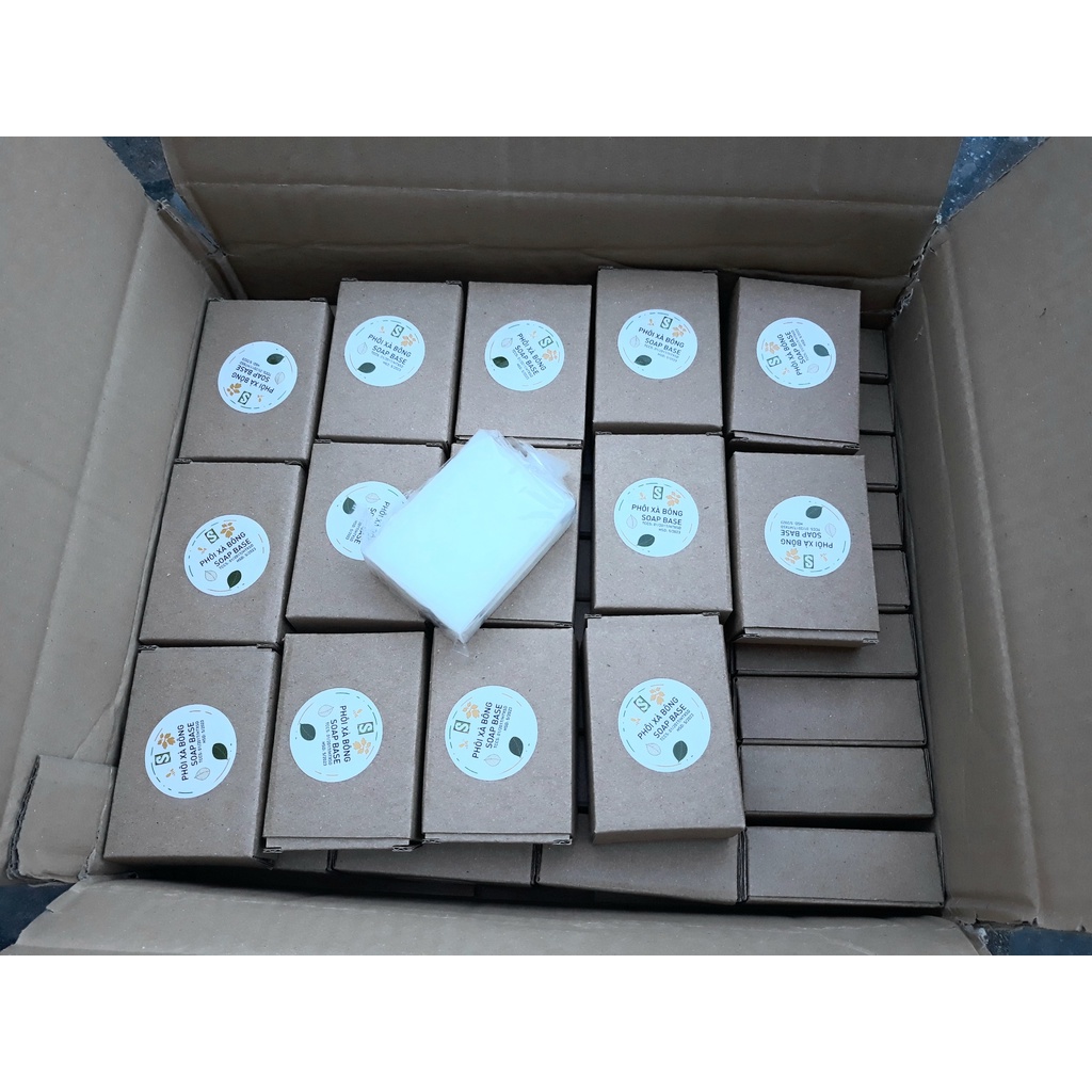 100G Phôi Xà BôngThiên Nhiên Hữu Cơ Sinh Dược Từ Dầu Dừa và Dầu Cọ Đạt Chuẩn USDA