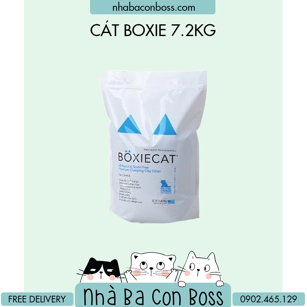 Cát vệ sinh cho mèo BOXIE 7.2kg