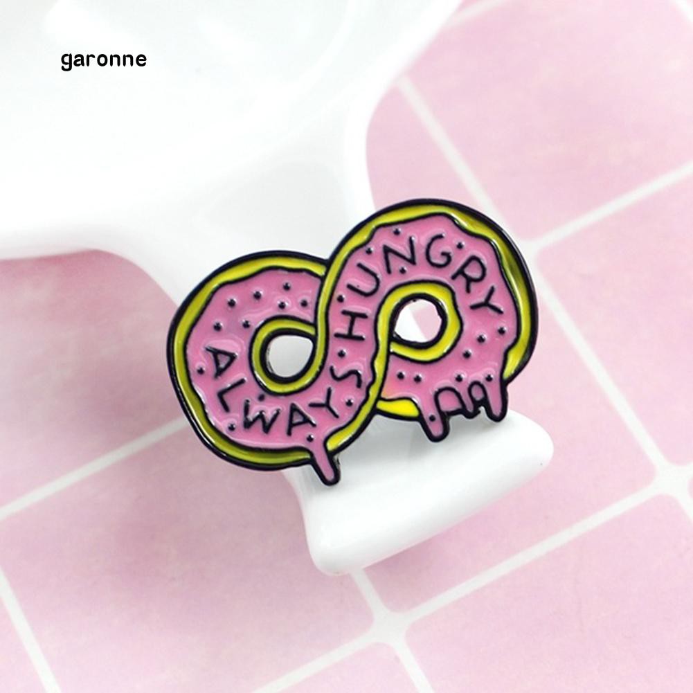 Ghim cài áo hình bánh donut thời trang cho nam nữ