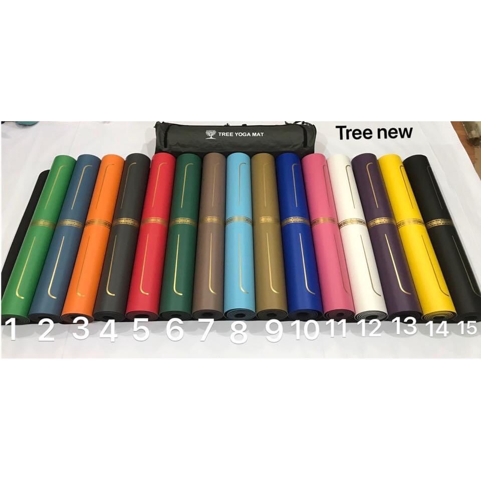 Thảm tập YOGA cao cấp chống trượt định tuyến chuẩn Tree yoga mat