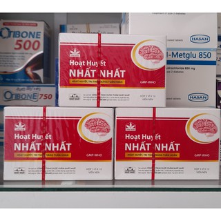 Hoạt huyết Nhất Nhất hỗ trợ cho não H/30 viên.