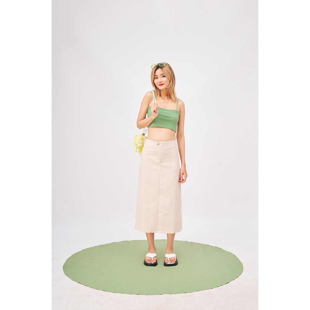 DOTTIE - Chân váy suông phối nút S0076 | BigBuy360 - bigbuy360.vn