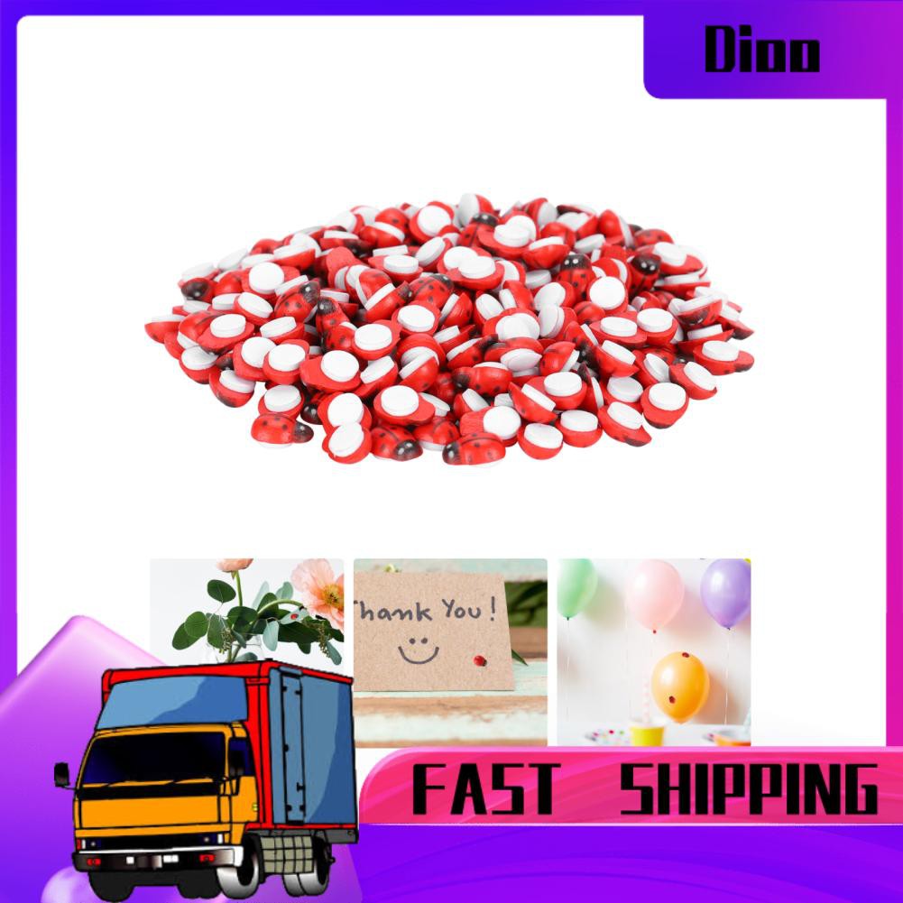 Bộ 300 Con Bọ Rùa Gỗ Nhỏ Trang Trí Sổ Lưu Niệm