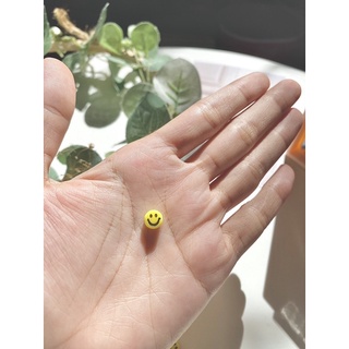 hạt mặt cười vàng 4mm