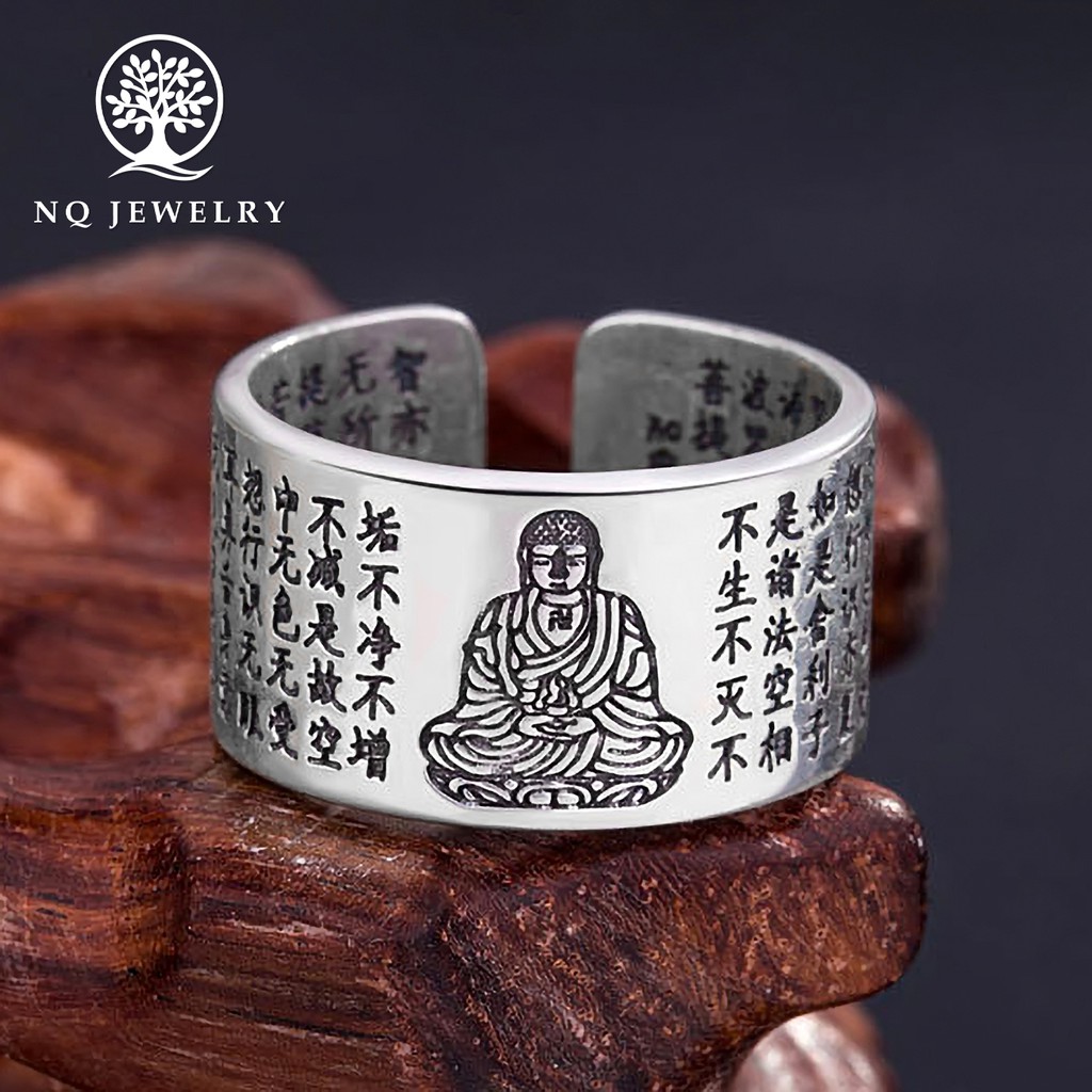 Nhẫn phật bản mệnh hộ mệnh phong thủy 12 con giáp - NQ Jewelry