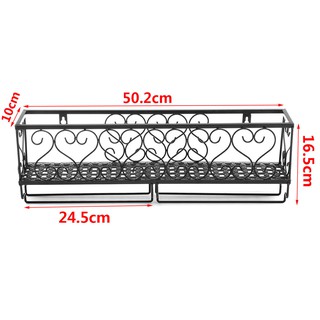 Giá Treo Ly Rượu Gắn Tường Màu Trắng Đen