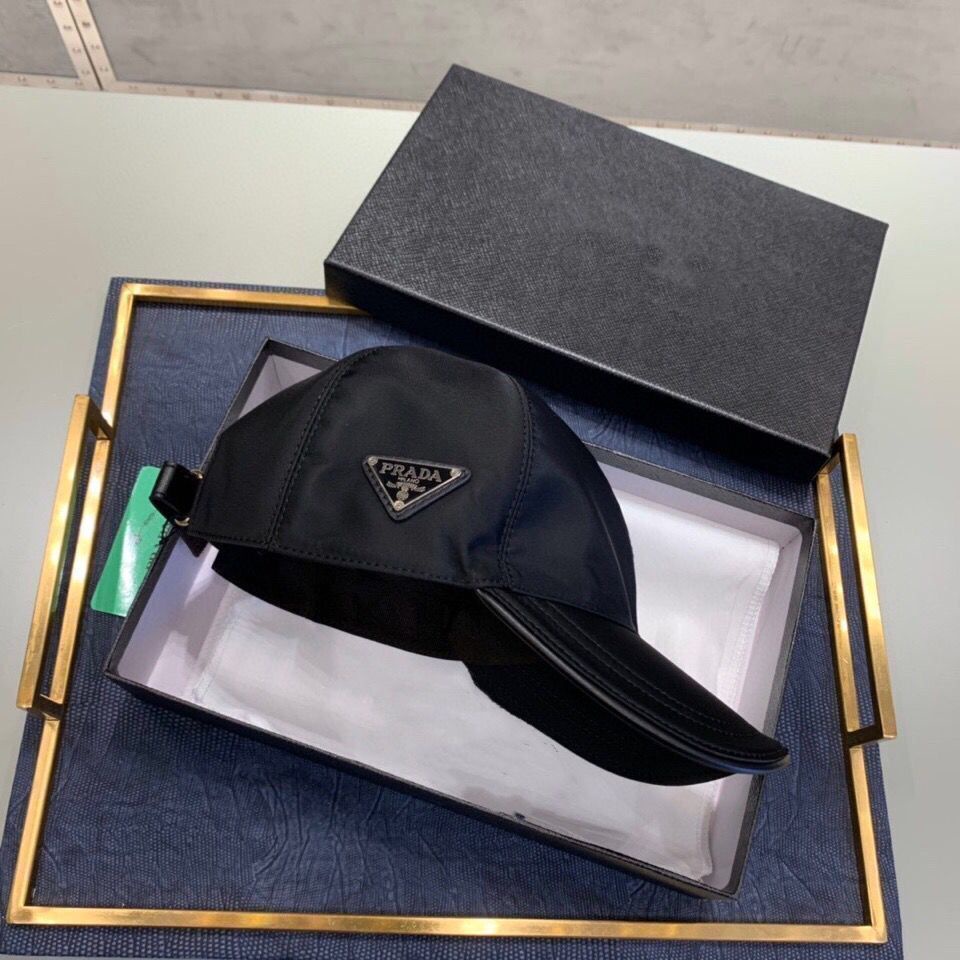 Nón Lưỡi Trai Chống Nắng Cao Cấp In Logo Prada Thời Trang Cho Nam Và Nữ