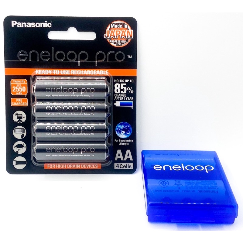 Pin sạc AA Panasonic Eneloop pro 2550 mah BK3HCCE - Hàng chính hãng