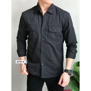 ÁO SƠ MI DENIM CAO CẤP, CHẤT LIỆU DÀY DĂN, PHONG CÁCH, NAM TÍNH