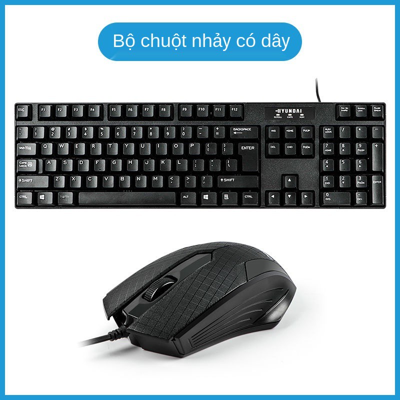 Bộ bàn phím và chuột USB có dây hiện đại máy tính xách tay để văn phòng trò chơi gia đình kinh doanh | BigBuy360 - bigbuy360.vn