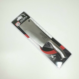 Dao Chặt Thịt Inox Zebra Thái Lan Cán Nguyên Khối Inox  Pro 7"-100269