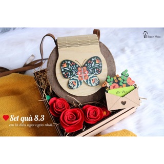 Set quà gỗ 8/3 ấn tượng độc đáo