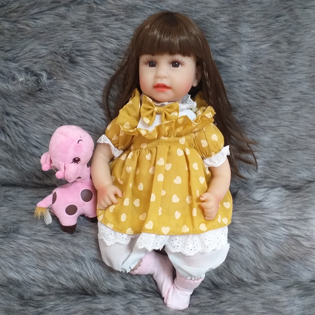 Búp bê 50 cm Gòn Tái Sinh NPK - Baby Silicone Reborn Handmade Dolls 20 inch