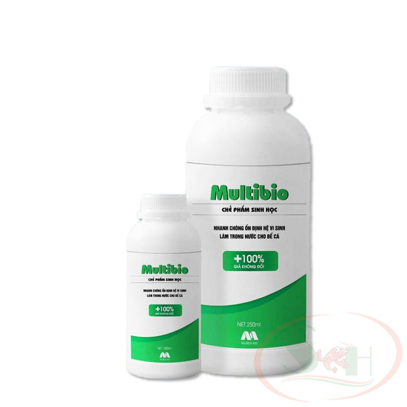 Vi Sinh Nước MultiBio Xử Lý Chất Thải Làm Trong Nước Chai 250ml, 500ml