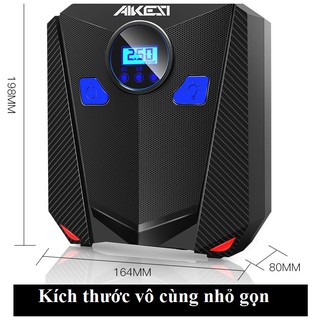 Máy bơm lốp ô tô, xe hơi điện tử thông minh tự ngắt AIKESI