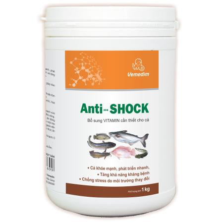 [Giá Rẻ] Vemedim Anti-Shock cá dùng bổ sung vitamin cho cá, lon 1kg