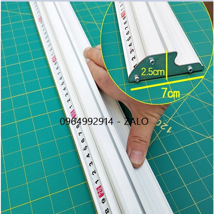 Thước nhôm chống trơn trượt