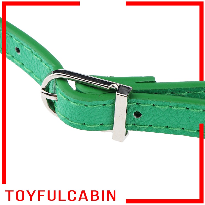 [Toyfulcabin] Dây Đeo Túi Xách Bằng Da Có Thể Điều Chỉnh Kích Thước Màu Be