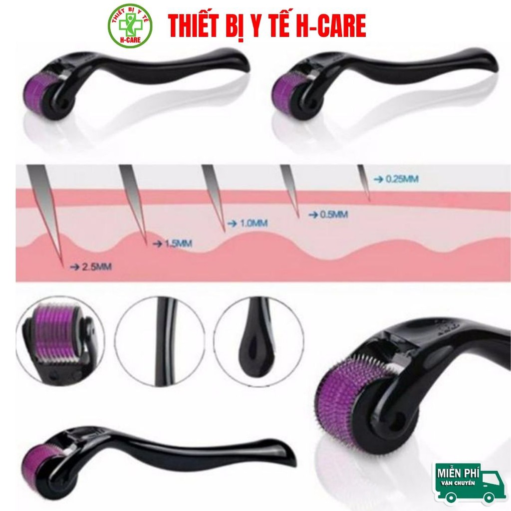 Cây kim lăn tay 540 đầu kim ZGTS Derma Roller System 0.25mm-2.5mm