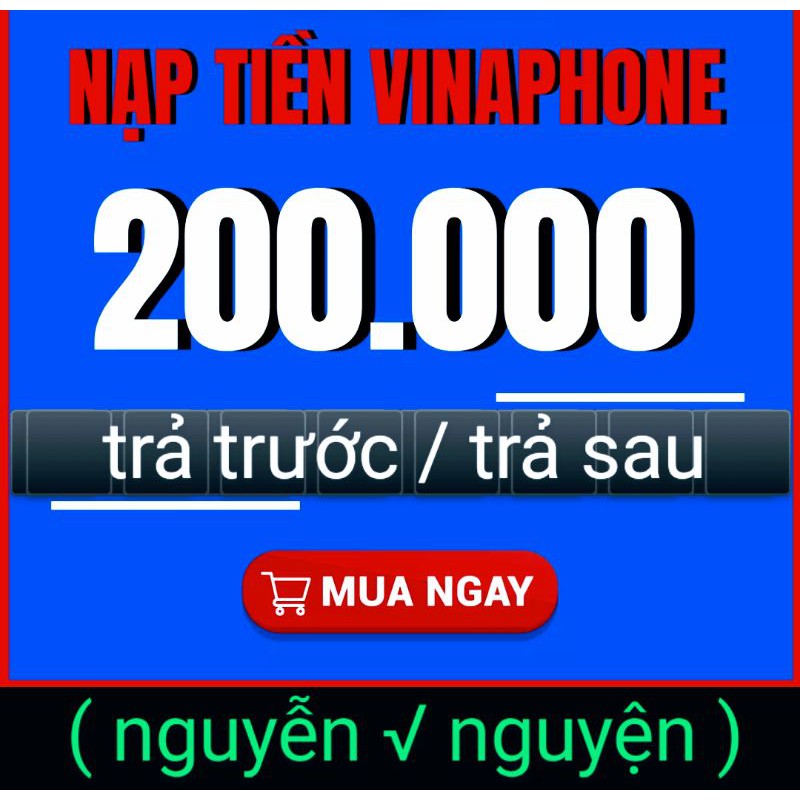 Thẻ nạp Vina 200k