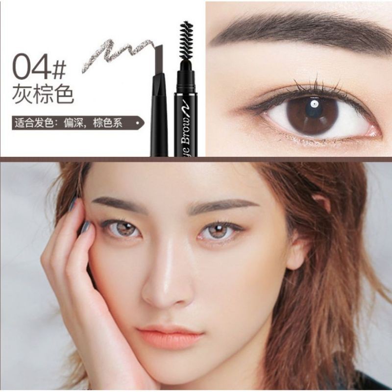 Bút kẻ mày 2 đầu Lamila không thấm mồ hôi