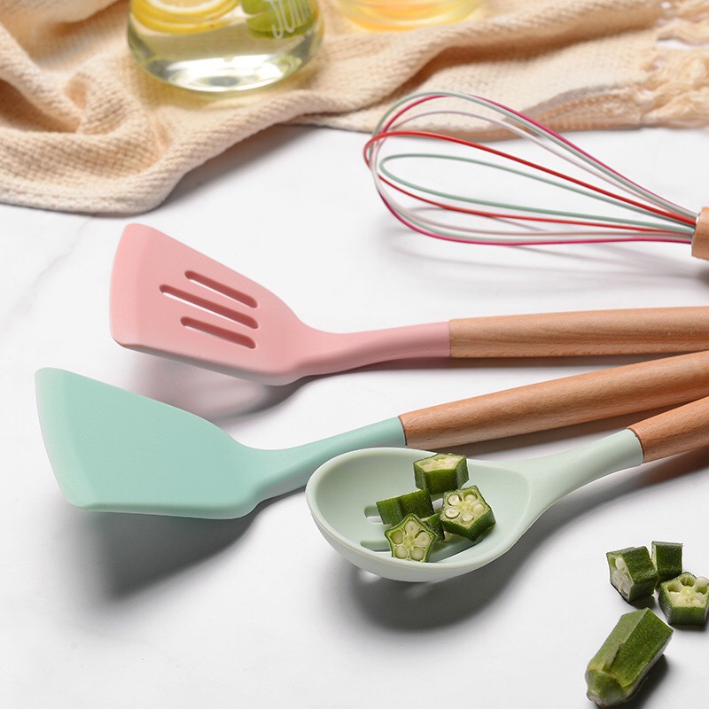Bộ dụng cụ silicone làm bếp 10 chi tiết Kitchen Tools