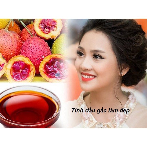 Tinh dầu gấc lọ 100ml - 75ml nhà làm thơm ngon bổ dưỡng