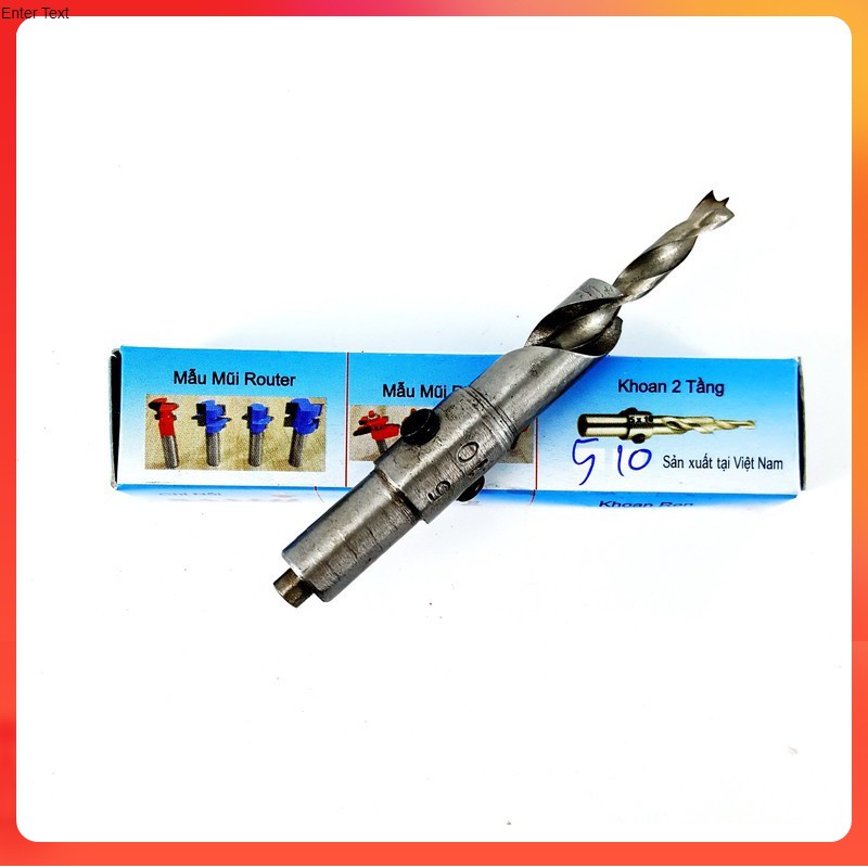 MŨI KHOAN GỖ 2 TẦNG 5x10 hàng tốt chất lượng cao
