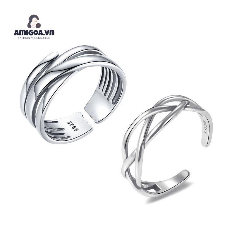 ✨✨Nhẫn Đơn Có Thể Điều Chỉnh Không Phai Màu Dành Cho Nam Nữ